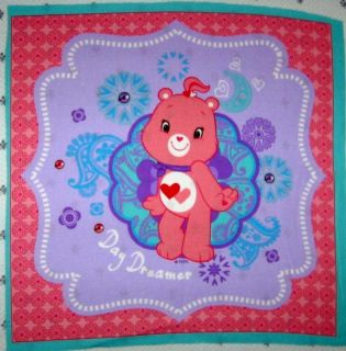 Cute Care Bear Day Dreamer Fabric Panel