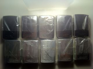 Final Fantasy VII 7 Zippo Lighters 1997 Complete Collection All 10 New