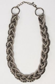 Accessories Boutique The Braided Chain Necklace in Silver  Karmaloop