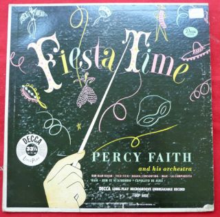 Percy Faith Fiesta Time Deep Groove Mono EP Record