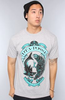 DTA   Rogue Status The Shark VS Crow Tee in Athletic Heather