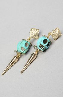 Accessories Boutique The Diamond Skull Drop Earring