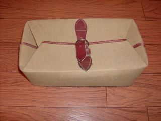 WWII US MILITARY TOILETRY CANVAS CASE