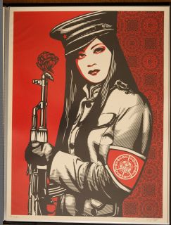 Shepard Fairey Peace Guard 08 Print Signed Numbered OBEY Art Peace
