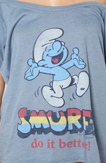 Junkfood Clothing The Smurfs Do It Better Off Shoulder Tee  Karmaloop