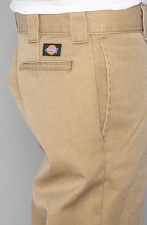 Dickies The Slim Fit Cut Off Shorts in Suede Brown