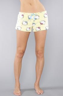 Hello Kitty Intimates The Fluffy Cutie Burnout Short in Yellow