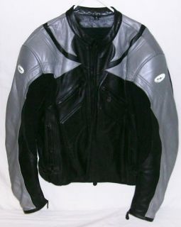 First Racing Leather Jacket Size XL Riding Gear w Mesh
