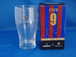 Samuel ETOO Fils New Guinness Barcelona Collaboration Glass Tumbler