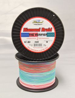 Momois Diamond Fishing Products Verifier Multi Color Braid