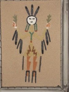 Emma Yazzie Famous American Indian Women Sand Painting