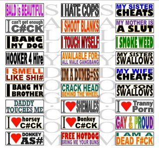 Funny Sticker and Meme: Adult Humor Bumper Stickersanger Management ...