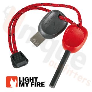 Light My Fire Swedish FireSteel Scout 2.0 Red Fire Steel with Striker