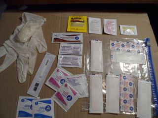First Aid Refill Kit Survival Bailout Bag EDC Medical Bandages