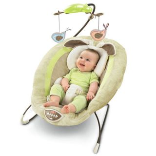 FISHER PRICE BABY MY LITTLE SNUGABUNNY BOUNCER SEAT CHAIR NEW