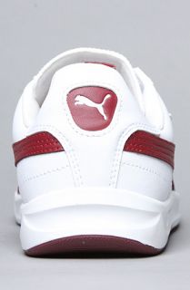 Puma The G Vilas L2 Sneaker in White Red