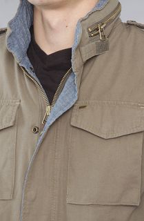 Obey The Love Me M65 Jacket in Light Olive
