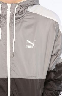 Puma The T7 Jacket in Gray Concrete Culture