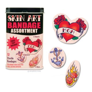 skin art bandages tattoo band aids funny kids