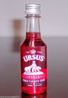 Ursus Punch Flavored Vodka 50 ml Miniature Bottle