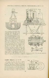 Patents for Inventions Railway Trams Undercarriage 1926 30