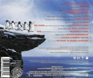Happy Feet Original Soundtrack CD 075678399824