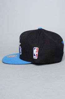 Mitchell & Ness The NBA Wool Snapback Hat in Black Blue  Karmaloop