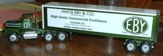 Amos Eby Fertilizer Co Paradise PA 93 Winross Truck