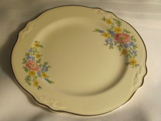 Vintage USA Homer Laughlin Salad Plate Virginia Rose