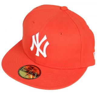 New Era Caps 59Fifty New York Yankees Fitted Orange