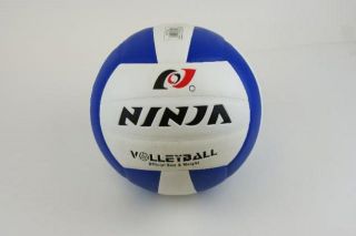 info new fivb official size blue white pu volleyball ball