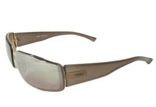 Fendi SL7458 Light Brown Gold Sunglasses Plastic Frames + Case