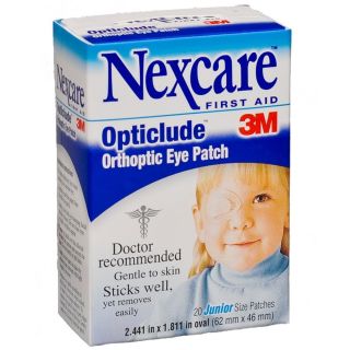 Nexcare Opticlude Orthoptic Eye Patches Junior Size 20 Ea