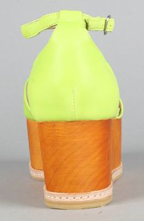 Jeffrey Campbell The Sue Bee Shoe in Neon Green