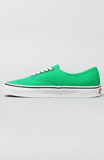 Vans Footwear The Authentic Sneaker in Bright Green Black  Karmaloop