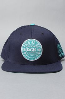 DGK The DGK Cold as Ice Snapback Hat in Navy