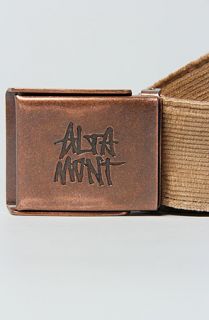 Altamont The Company Belt in Camel Concrete