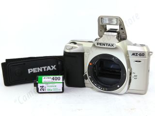 Pentax MZ 60 35mm Film SLR Camera Fresh Film Manual A1 Condition