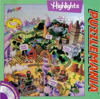 Puzzlemania PC CD find seek hidden object image picture puzzle game