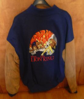 Disney Lion King Suede Wool Jacket 1994 Large