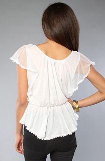 Free People The Gypsy Rose Mesh Top Concrete