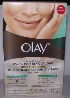 Olay Facial Hair Removal Duo 1 tube Skin Balm & 1 Tube Hair Removal