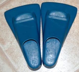 Finis Zoomers Blue Swim Training Fins Size D _ Metric 34 Women W 6 8
