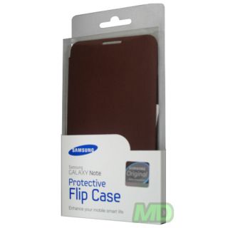 Samsung EFC 1E1CDEGSTA Galaxy Note Flip BROWN Cover Case for I717 NFC