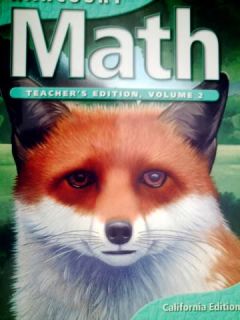 Harcourt Math 5th Grade 5 Math Teachers Edition Vol 2