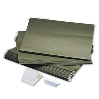 Safco Hanging File Folders Compressed Paper Fiber 18 x 14 Green 25 per