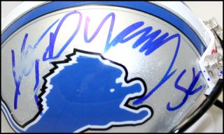 NICK FAIRLEY & TITUS YOUNG SIGNED AUTO DETROIT LIONS MINI FOOTBALL