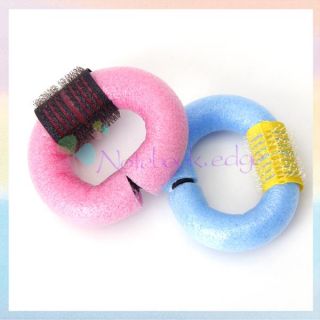 Lot of 12 Soft Twist Bendy Hair Foam Roller Curler Hairstyling