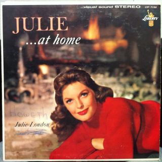 JULIE LONDON at home LP VG LST 7152 Vinyl 1960 Record Stereo