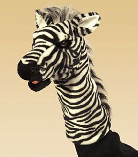 Folkmanis Puppets Zebra Puppet 13T So Detailed